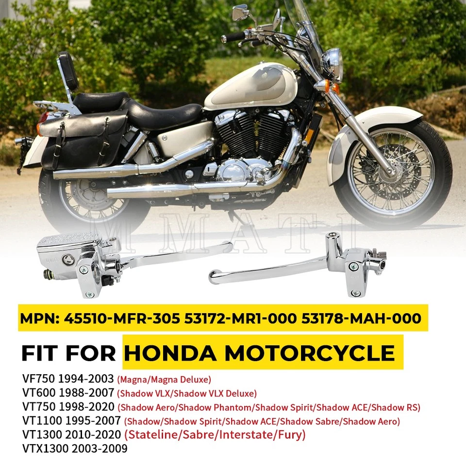 Cilindro maestro de freno y palanca de embrague para Honda Interstate 1300 VT1300CT 2010-2015 Foto 4 de 4