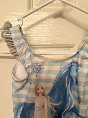 Disney Frozen II Elsa Toddler Girl One Piece Tutu Swimsuit Size 4T - Picture 3 of 5