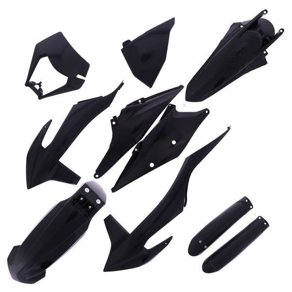 Plastikkit Schwarz Polisport Plastiksatz Passend FüR KTM EXC-F 250 Bj. 2020-2023-image