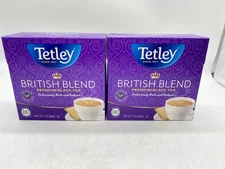 Tetley British Blend Premium Black Tea Bags, 80 Tea Bags (Pack of 2)