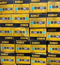 DEWALT Insulated Electrical Staples 1" Galvanized Steel 10 Boxes (540 Per Box)