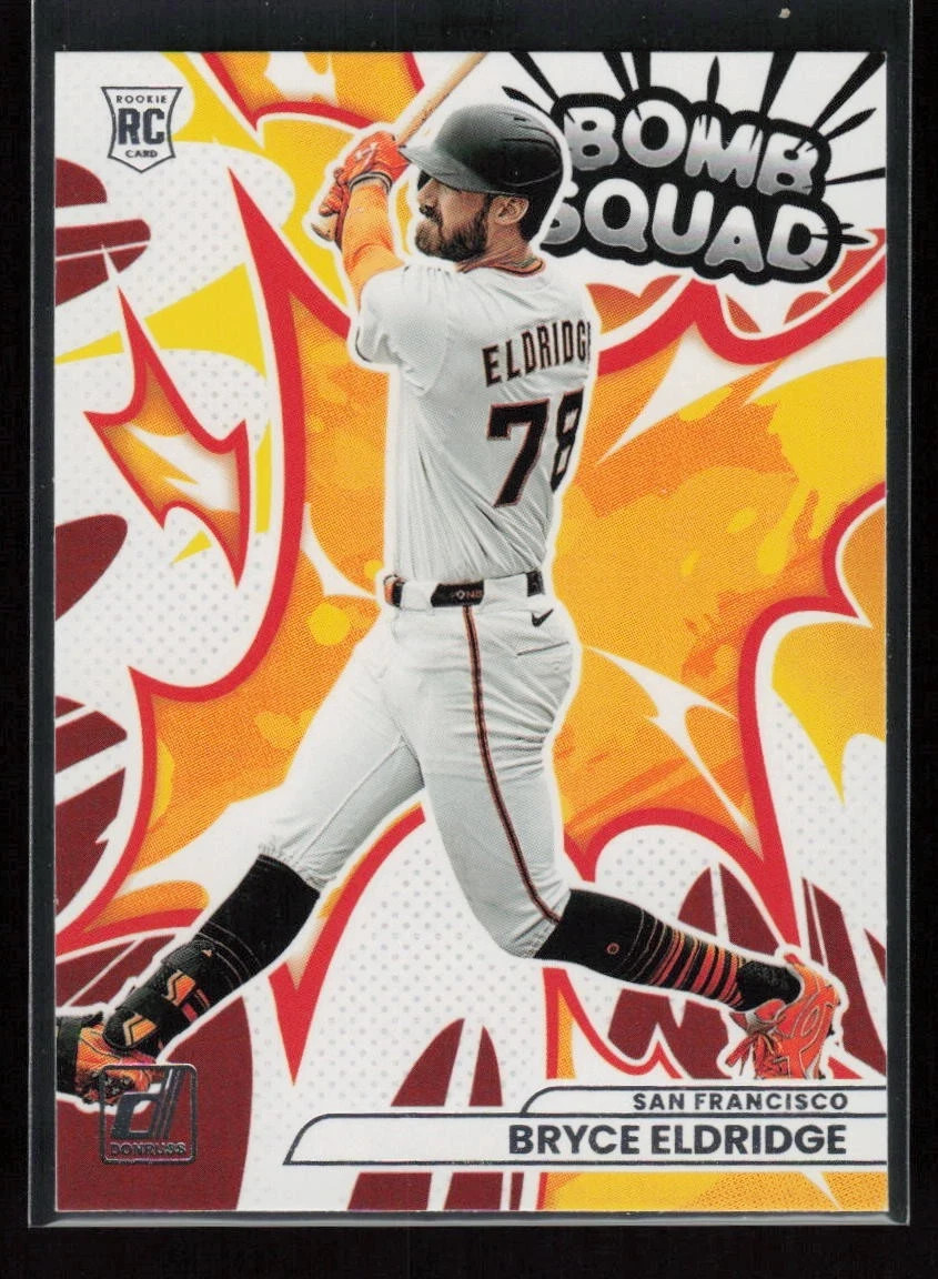 2026 Donruss #1 Bryce Eldridge Bomb Squad Giants
