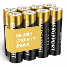 8Pack AA Rechargeable Batteries NiMH 2800mAh 1.2v Ni-MH Light LED Battery