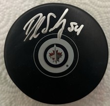 DYLAN SAMBERG AUTOGRAPH SIGNED WINNIPEG JETS HOCKEY PUCK NHL AUTO 