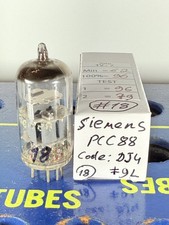 Siemens PCC88 7DJ8 Single Frame Grid Tested Good Tube