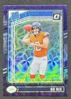 2024 Panini Donruss Optic Rated Rookie Bo Nix #209 Purple Scope Prizm (RC)