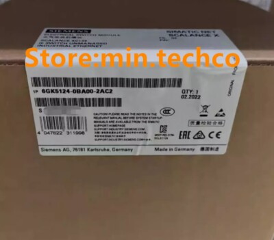 New In Box Siemens 6GK5 124-0BA00-2AC2 / 6GK5 124-0BA00-2AC2 Module