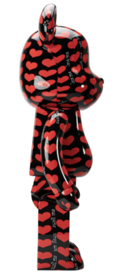 BE@RBRICK BLACK HEART 1000% Medicom Toy Bearbrick Brand New | eBay