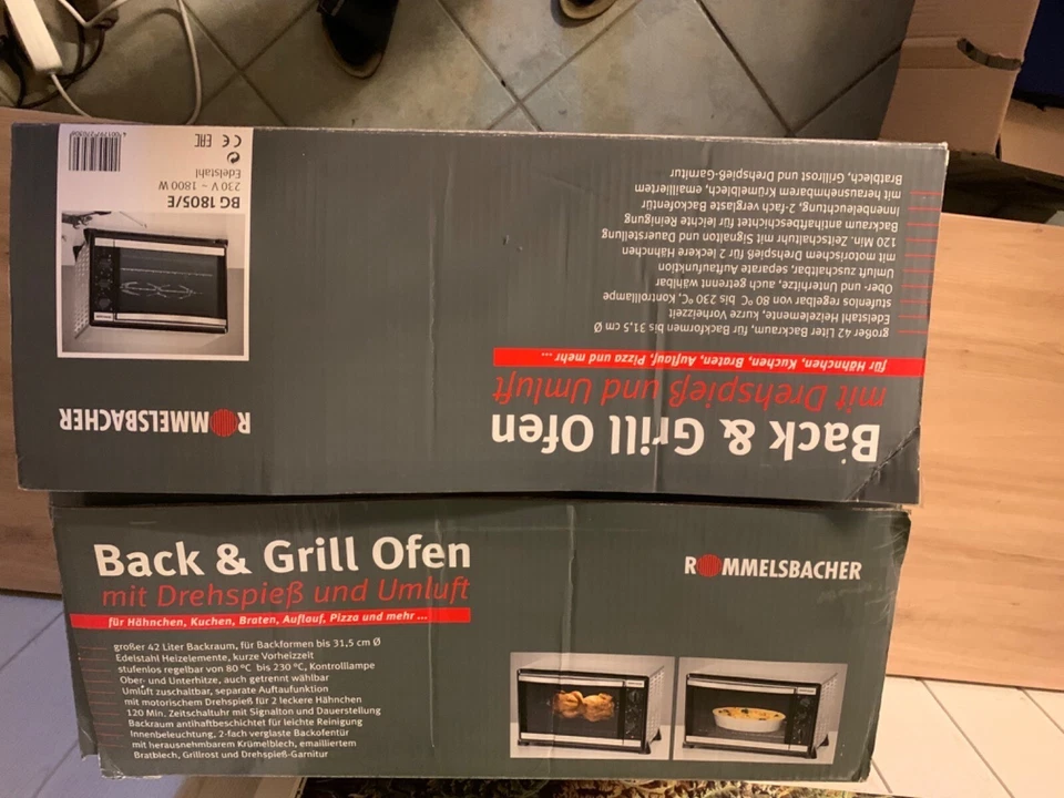 kleinbackofen mit umluft