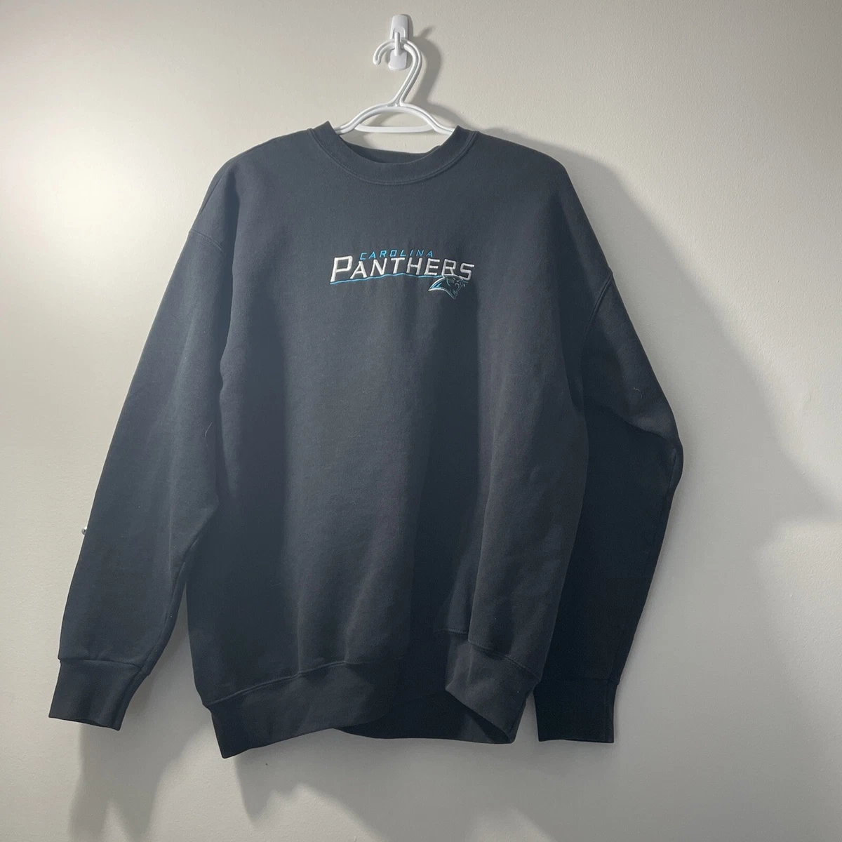 Carolina panthers embroidered sweatshirt cheap