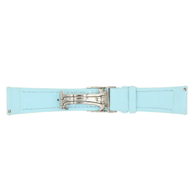 Cinturino Originale Jacob & Co Per Orologio - Colore Baby Blu, Larghezza 22mm, Materiale Polimero, Fibbia Inclusa