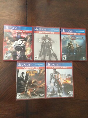 PlayStation PS4 Game Lot Bundle (5) Brand New PS HITS