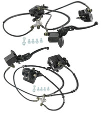 Front  Rear Hydraulic Twin Brake Caliper Assembly For Go Kart ATV Quad Buggy