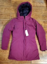 New Kjus Womens $1300 Engiadina Staz Jacket Coat Ski Plum Burgundy Size 36/s