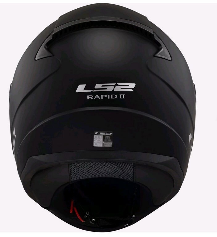 Casque moto intégral LS2 FF353 Rapid II Solid noir mat taille XL