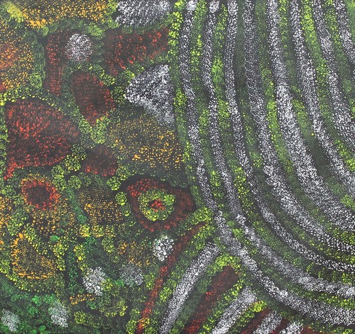 Warrina Designs Australian Aboriginal Art indigenous Painting Canvas Dot Utopia - Picture 2 of 2