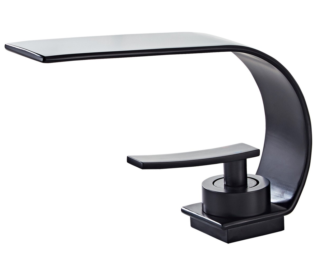 BECOLA Modern Single Handle Bathroom Sink Faucet - Low Arc Touch On, Gold Finish, Brass Body With Ceramic Valve