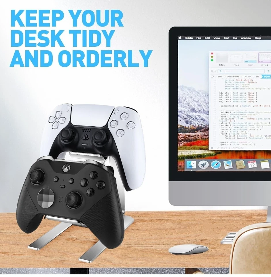 Controller Holder – 2 Tier Universal Aluminum Display Stand Accessories PC... - Image 3 of 4