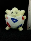 RARE Vintage Pokemon TOGEPI 4" FUZZY Plush Doll Figure TOMY Toy Japan Authentic