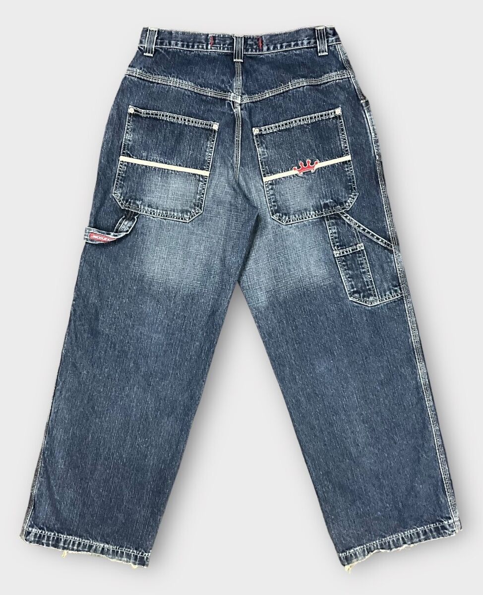 VTG Jnco Jeans Men's 33x32 Baggy Wide Leg Denim Jeans Y2K VTG Jnco Jeans Men's 33x32 Baggy Wide Leg Denim Jeans Y2K