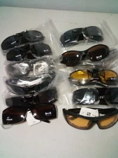 Vintage Lot Of 12 Chopper Sunglasses Motorcycle Men's Glasses Multiple Styles G2
