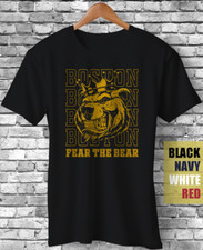 Boston Hockey Pride Fear The Bear True Fan Funny Gift T-Shirt Daddy Birthday