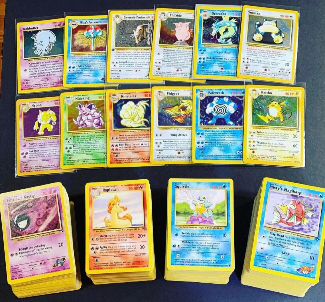 1st Edition - Old Pokemon Cards - 100% Vintage Pack - ONLY WOTC - 1999 2000  | eBay