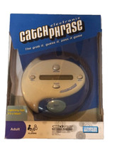 Catch Phrase Electronic Handheld Party Game 2009 Hasbro Timer Game Retro Word Ga