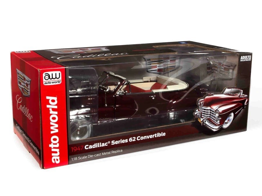Autoart CADELLAC SERIES 62　1/18（赤） AUTOart 1:18 Cadillac Series 62 Eldorado Convertible Bj