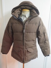 Vintage Canada Goose Down Trillium Parka Coat Jacket S Uk 6 Euro 34 - Brown
