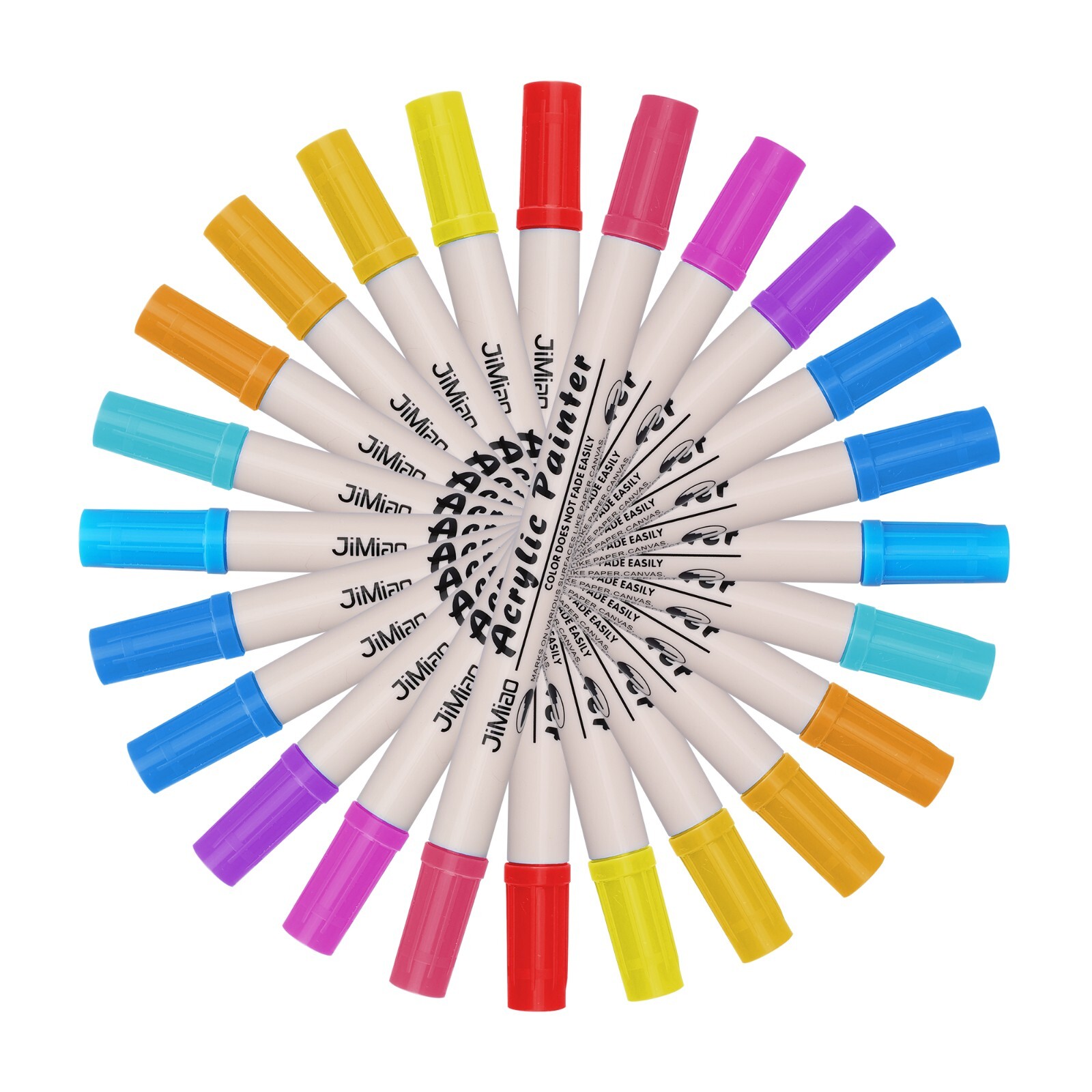 Multicolor Marker Pen Set - Waterproof Acrylic Paint Tips for Kids & DIY Crafts