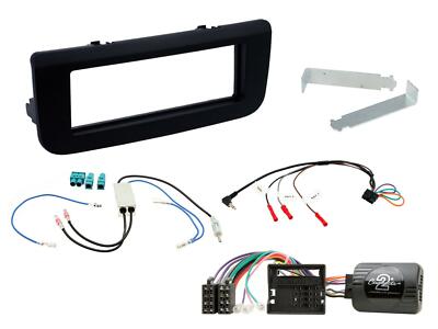 CTKSK10 BLACK DIN FACIA STEERING CONTROLS TWIN FAKRA FOR SKODA FABIA ROOMSTER
