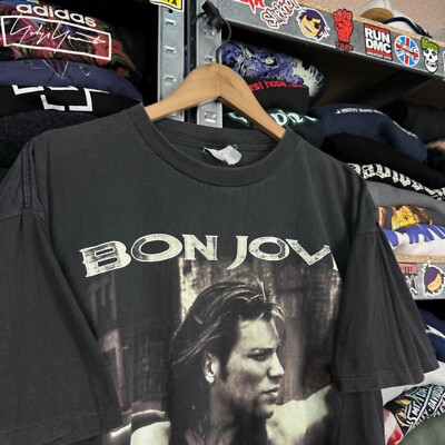 VINTAGE 1993 BON JOVI KEEP THE FAITH WORLD TOUR T-SHIRT - SIZE XL