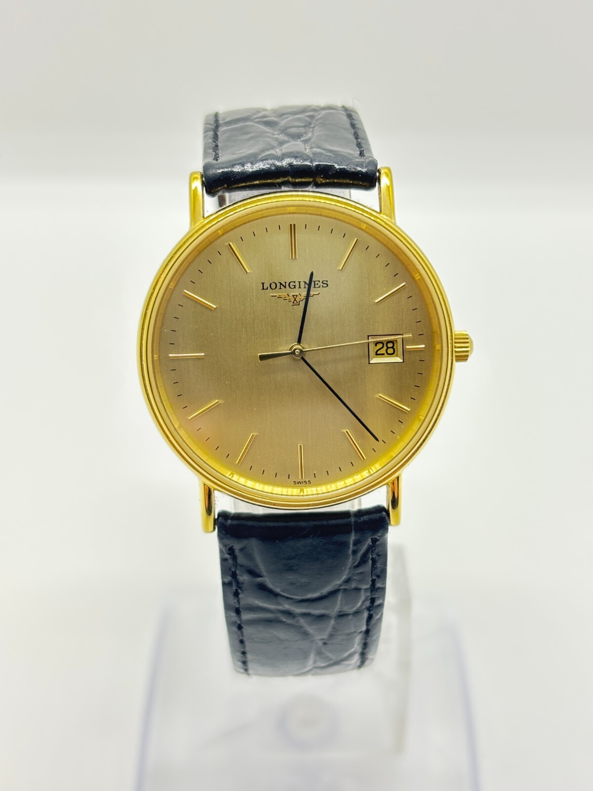 [Near MINT] LONGINES Grand Classic L4.720.2 Gold Dial Quartz Men's Watch Japan