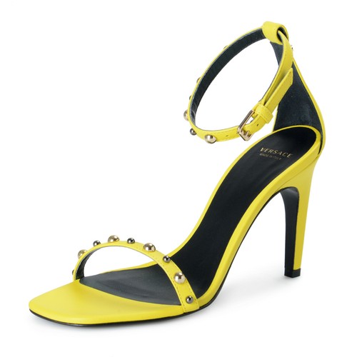 yellow versace sandals