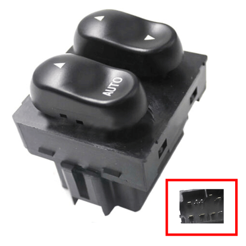 Master Window Control Door Power Switch For 1997-2002 Ford F150 Left Driver Side - Picture 4 of 15
