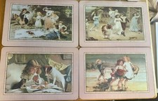 Jason Products Yesterday&rsquo;s Child Set Of 4 Corked Back Placemats 17&rdquo; x 11-1/4&rdquo;