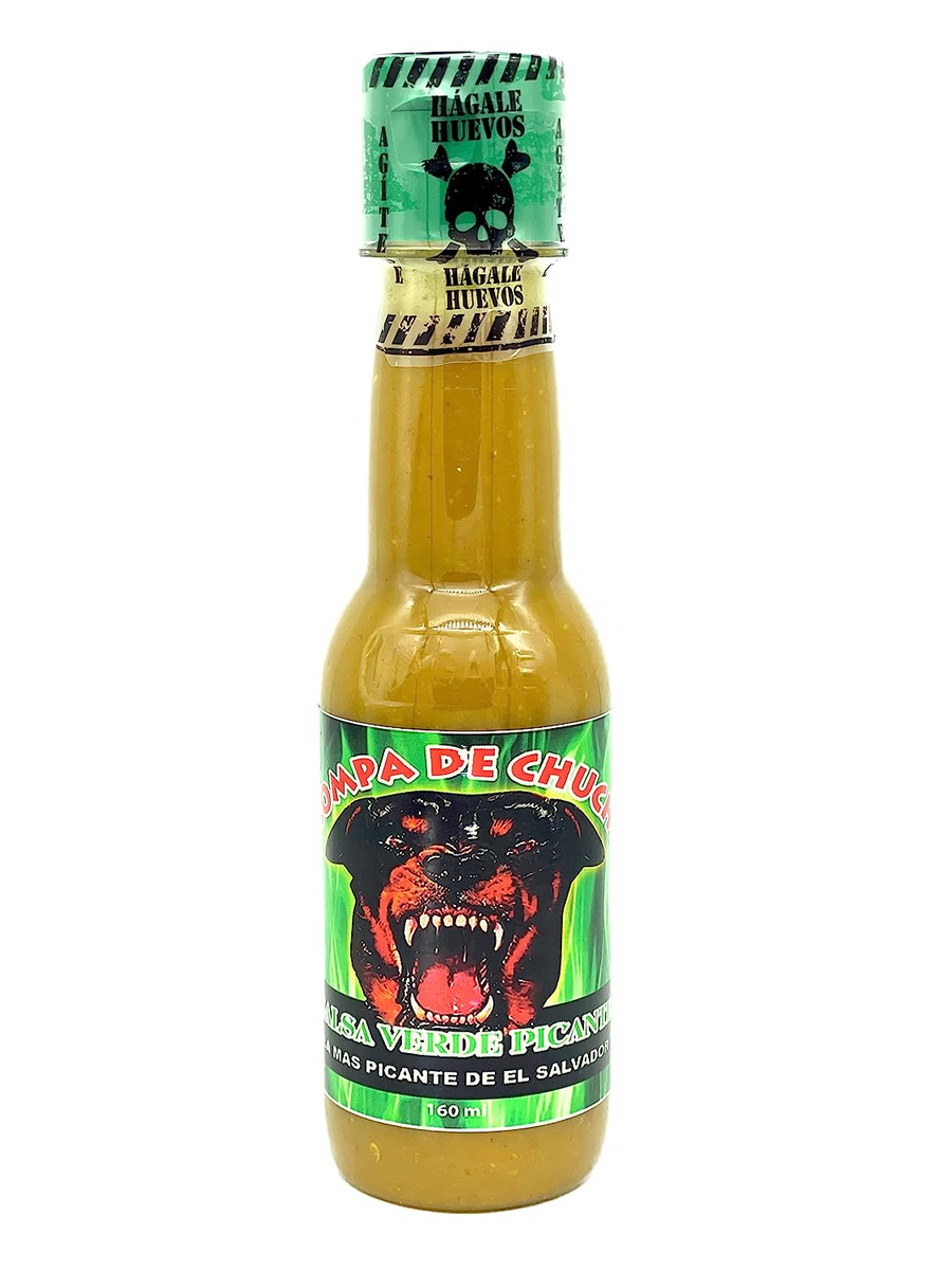 Trompa De Chucho Salsa Picante Hot Sauce From El Salvador - 6oz Bottles 2-Pack Imported Red Sauce