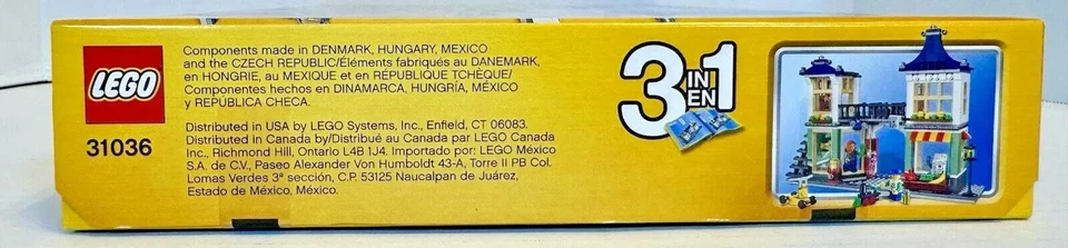 LEGO (31036) Creador: Tienda de juguetes y comestibles - Nuevo sellado Edificio de ciudad retirado Foto 4 de 4