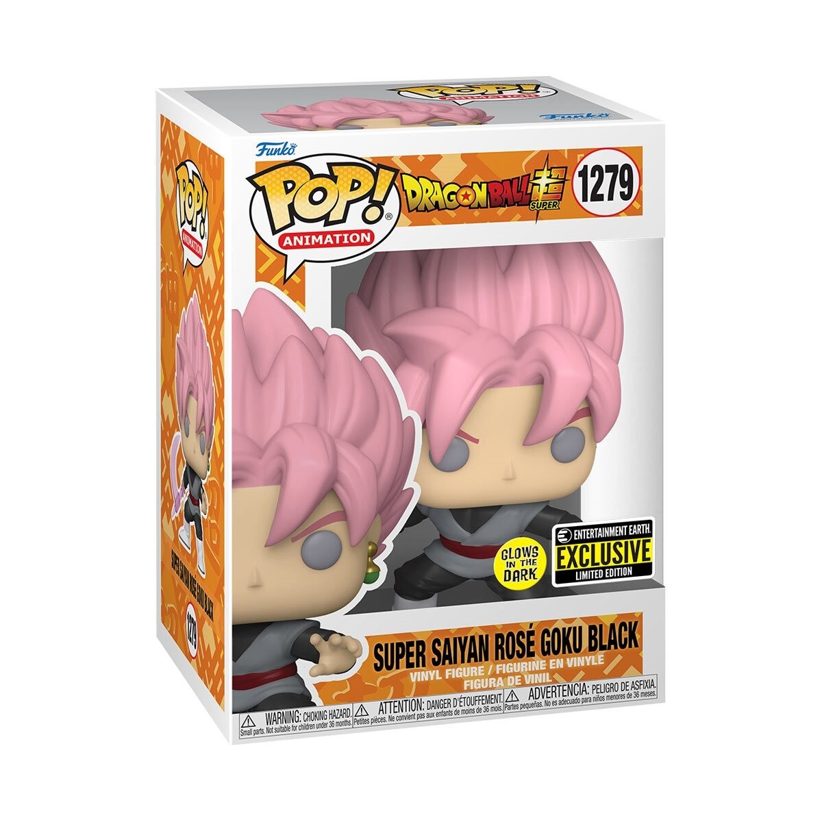 DBZ Dragon Ball Super Saiyan Rose Goku Black GITD Funko Pop