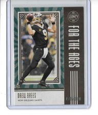 2020 LEGACY FOOTBALL #FTA-DB DREW BREES /100 GREEN PARALLEL FOR THE AGES,SAINTS