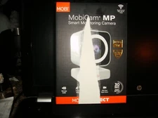 MobiCam MP Smart Home/Office Camera with 3MP Resolution, 2-Way Audio, White 