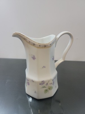 Gracious Creamer By Christopher Stuart Purple Flowers Y0005 Fine China ...