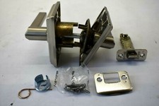 Schlage F10-LAT-619 Latitude Reversible Passage Door Lever Set Polished Chrome