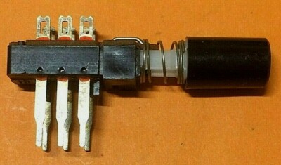 DPDT Push Button Latching PCB signal Switch (dual terminals) TOKO Schadow