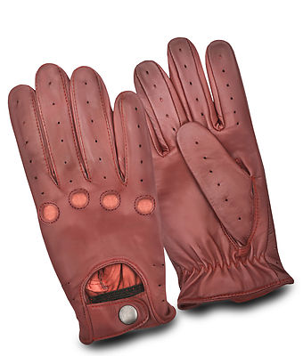 Herren Klassisch Retro Weich Leder Anziehen Fahren Handschuhe Ungefüttert Top Qualität 