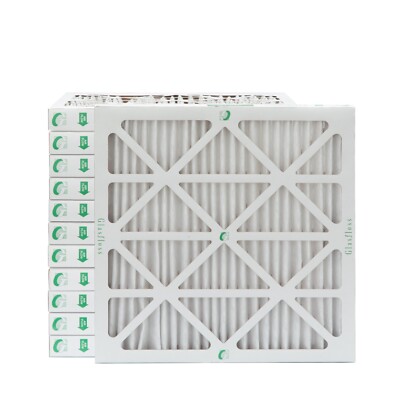 20x20x2 MERV 10 AC Air Filters. 12 PACK. Actual Size: 19-1/2 x 19-1/2 x 1-3/4