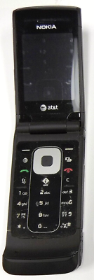 Nokia 6650 - Silver and Black ( AT&T ) Very Rare Cellular Flip