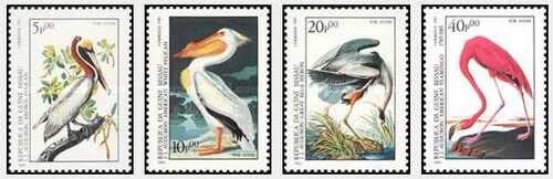 Timbres Oiseaux Guinée-Bissau PA84/87 ** - 79392FK - Photo 1/1