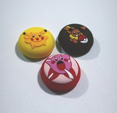 Pokemon Pikachu Kirby PS4 PS5 XBOX Controller Thumbstick Grip Cap Kappen Set NEU